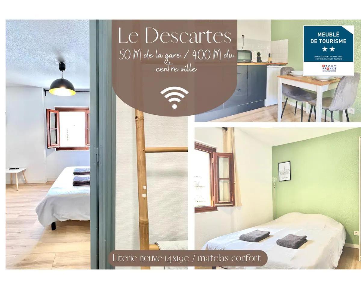 Le Descartes, A 50M De La Gare Fibre/Tv Connecte Leilighet Poitiers Eksteriør bilde